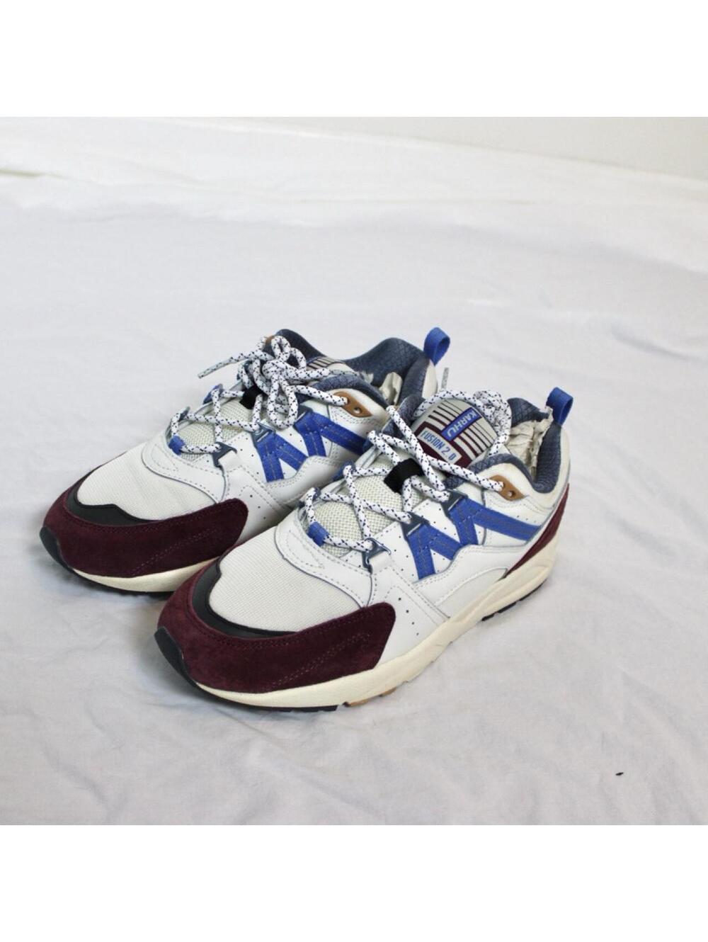 Karhu Fusion 2.0 white and blue trainers Size US 7.